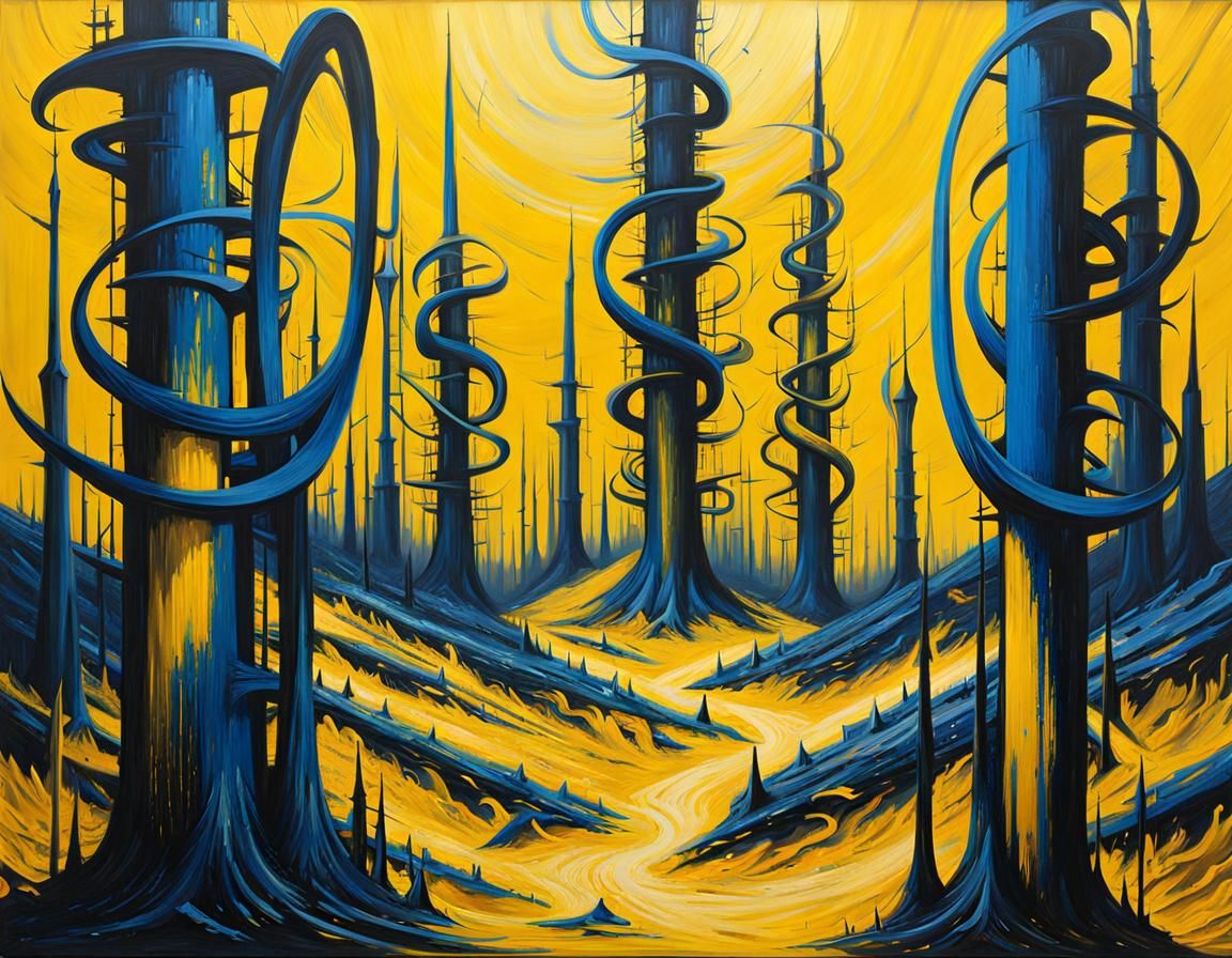 Eldritch Sign in Unreal Engine Action Painting