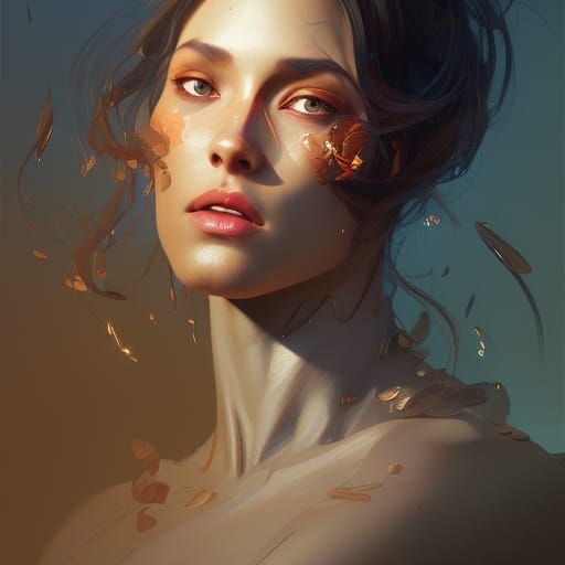 Goddess Portrait in Artgerm Style