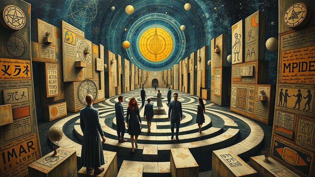 Lost in a Mysterious, Surreal Labyrinth