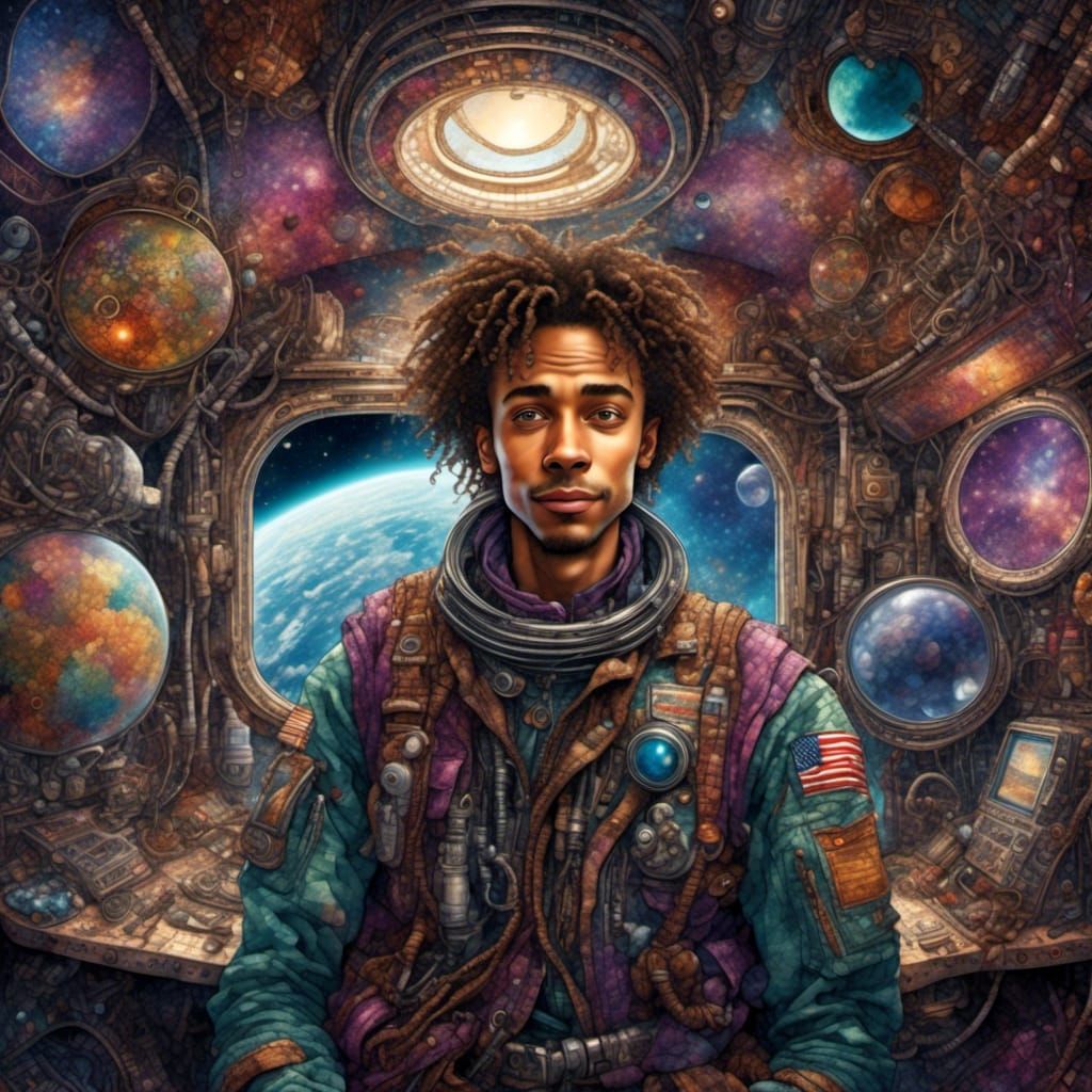 Excited Soldier's First Day on Space Station