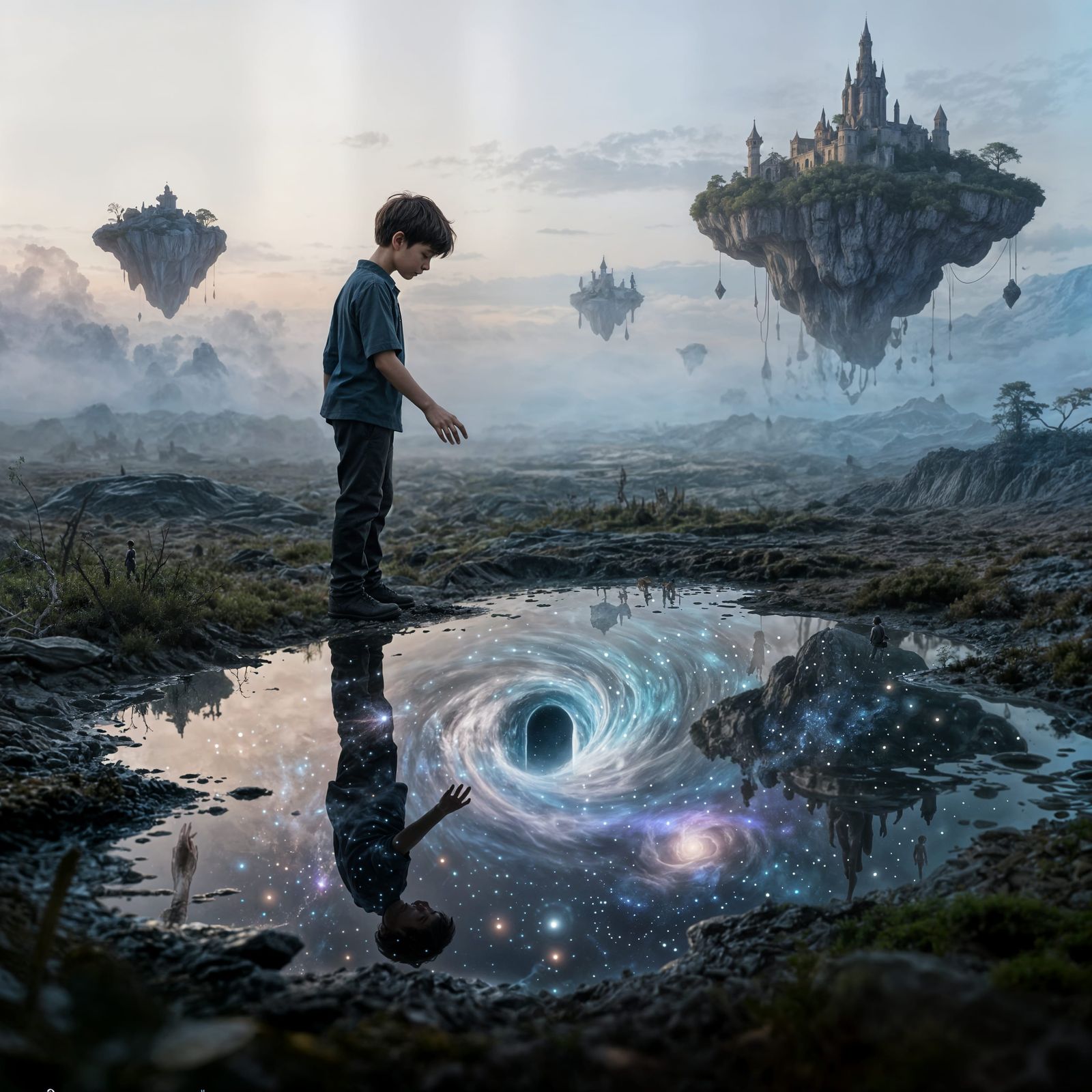 When I'm depressed, I jump into the hole and see the light in the absolute darkness.