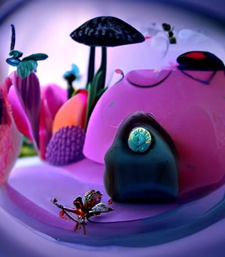 Ladybug's Macro Tea Party in Wonderland