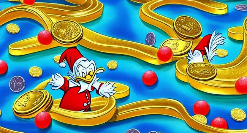 Scrooge McDuck's Candyland Gold Coin Swim