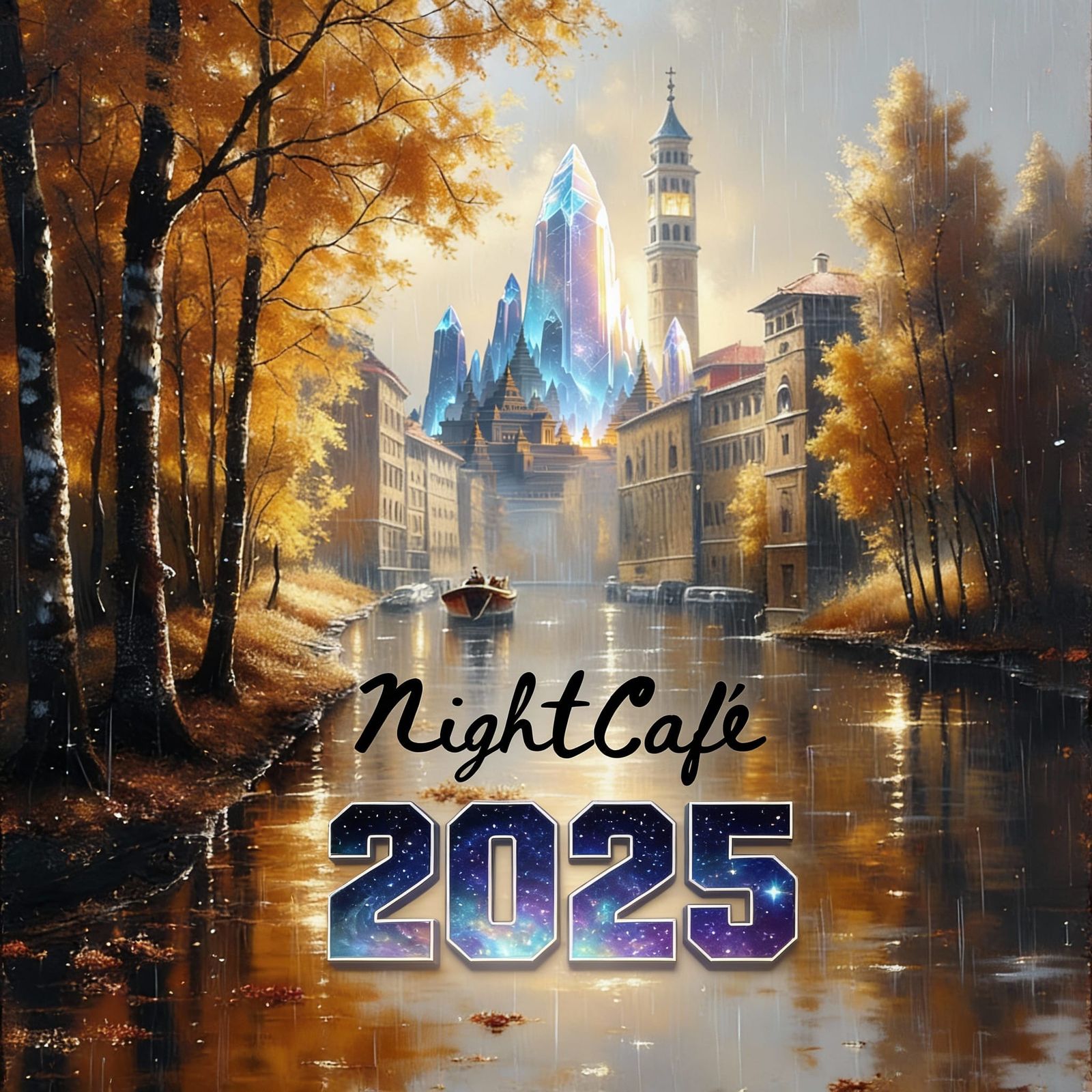 AI Art Collage Featuring 2025 Highlights