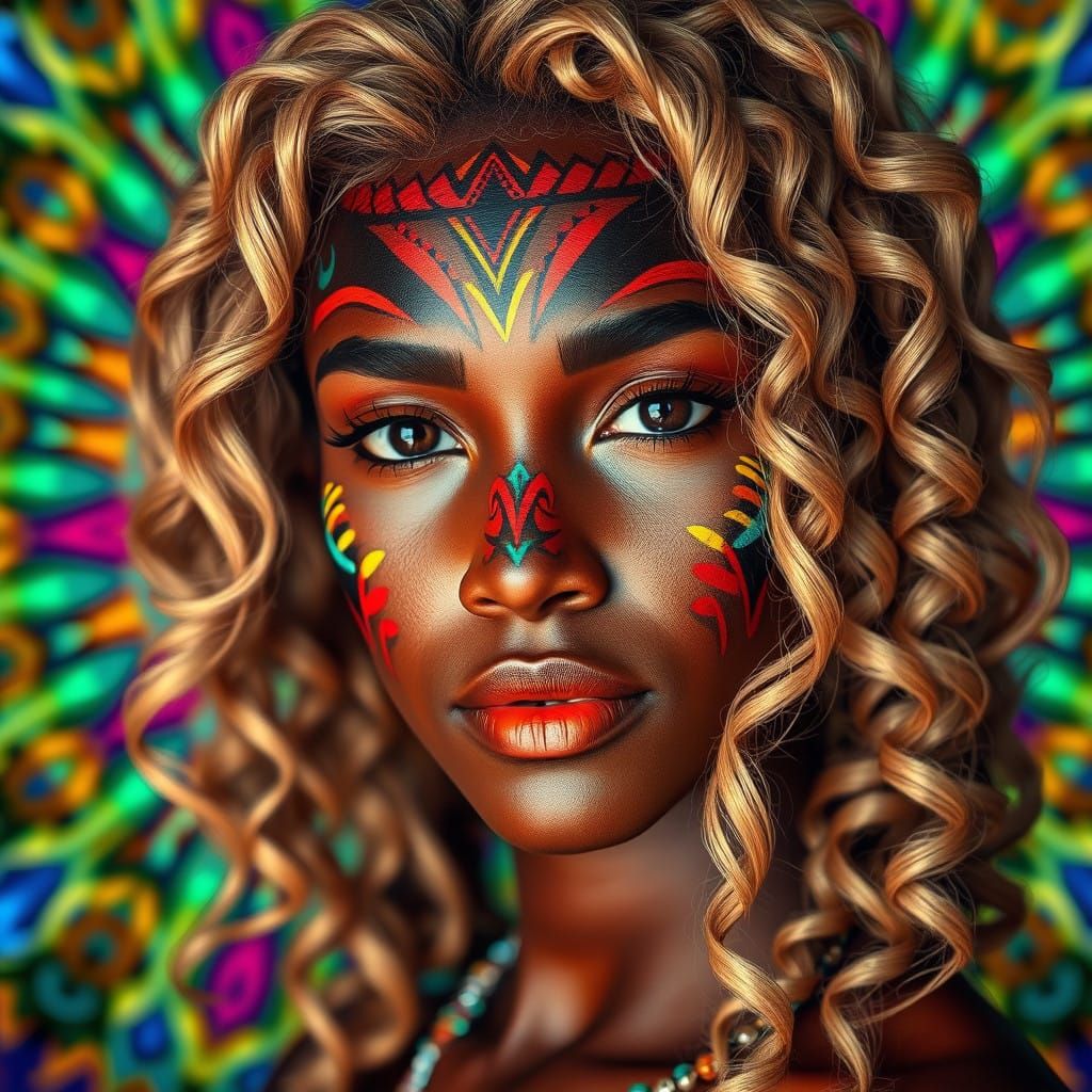 Portrait of an African woman