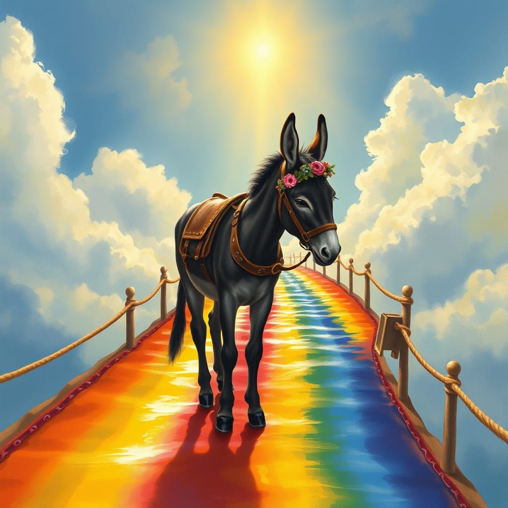 Donkey's Whimsical Journey to Elysium