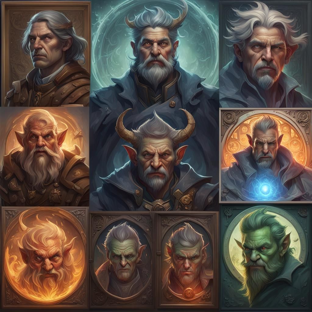 Gallery of Fantasy Portraits in Hyperdetailed Digital Art