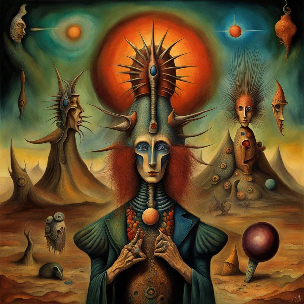 Dreamlike Surrealism Inspired by Carrington and Bosch