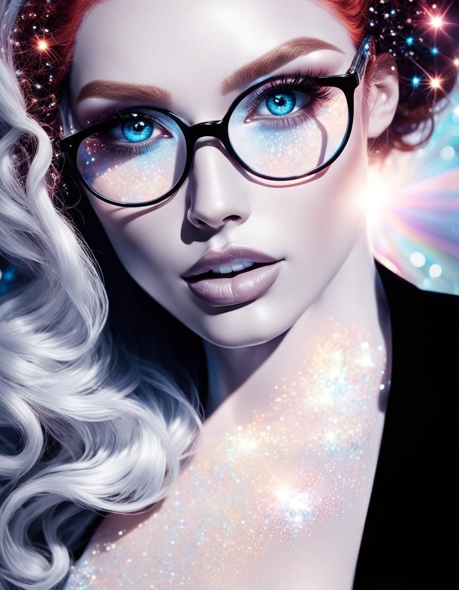 Stunning Beauty Queen with Ice Blue Eyes