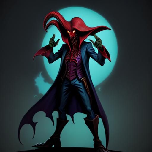 Looney Toon Mind Flayer Cartoon Character