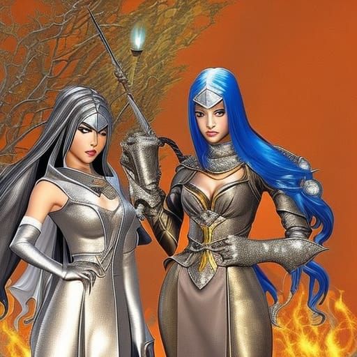 Metallic Girls Merge: A Molten Fantasy