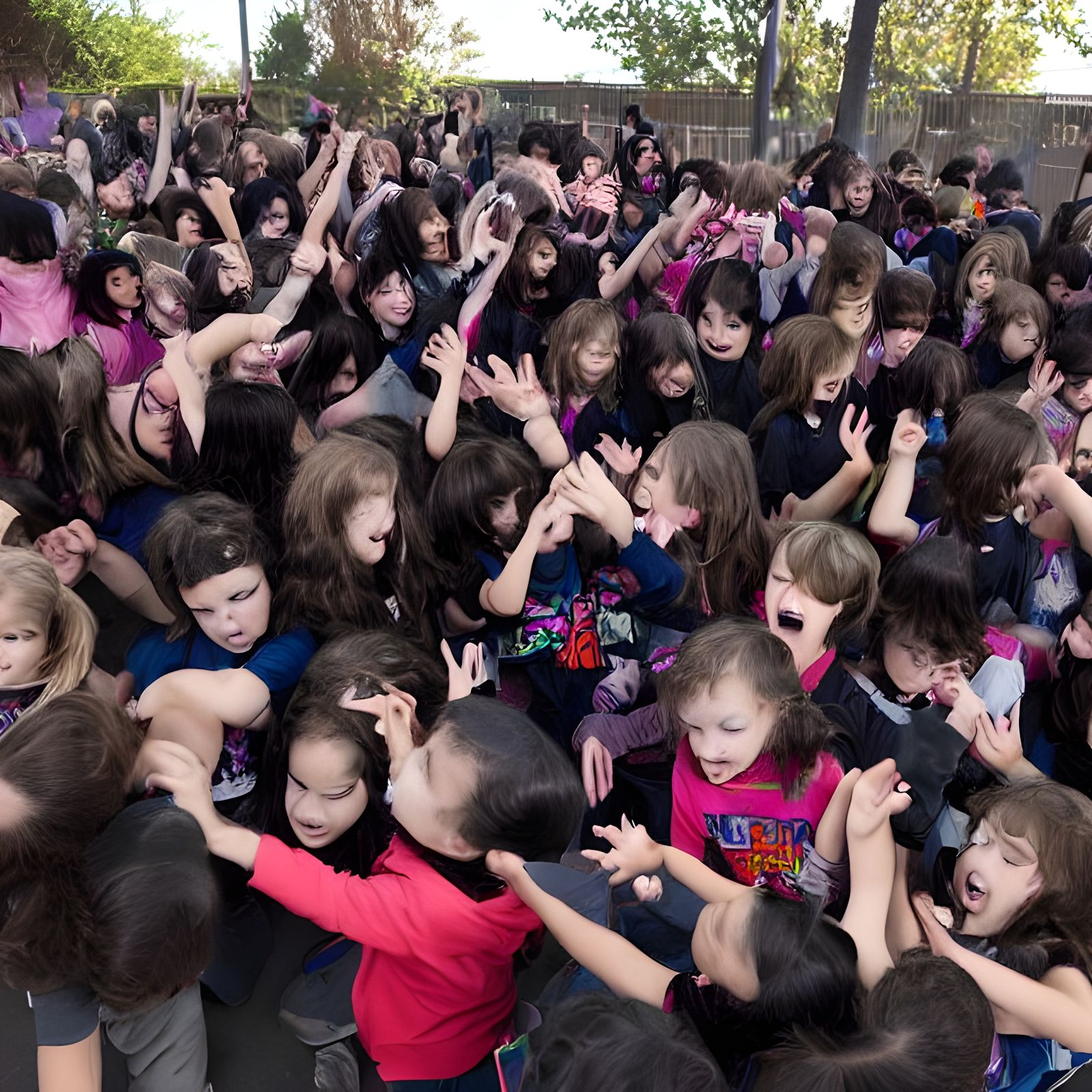 Death Metal Moshpit in Kindergarten