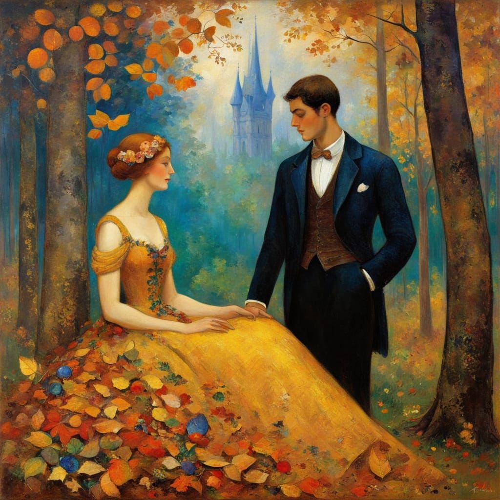 Magical Date Night in French Symbolism Style