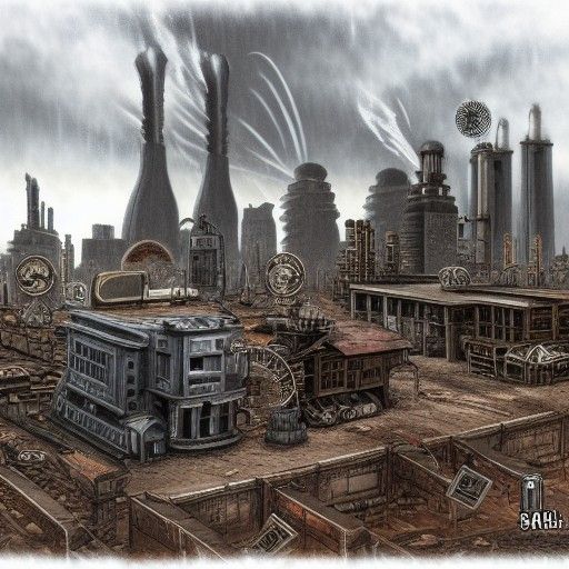 Steampunk Engine in a Nuclear Wasteland