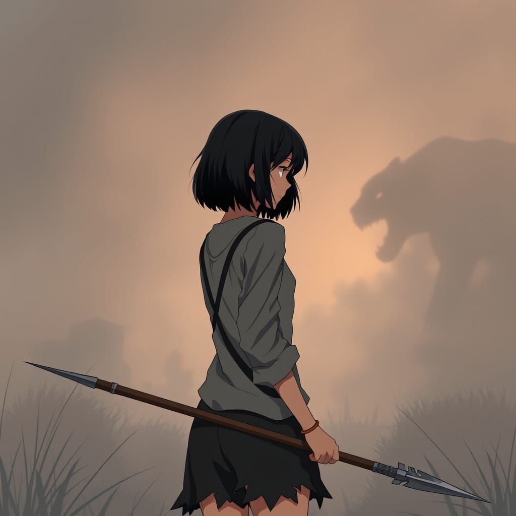 Lost Girl Walks into Alien Fog