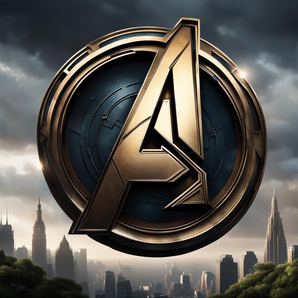 Epic Avengers Logo: Digital Matte Painting