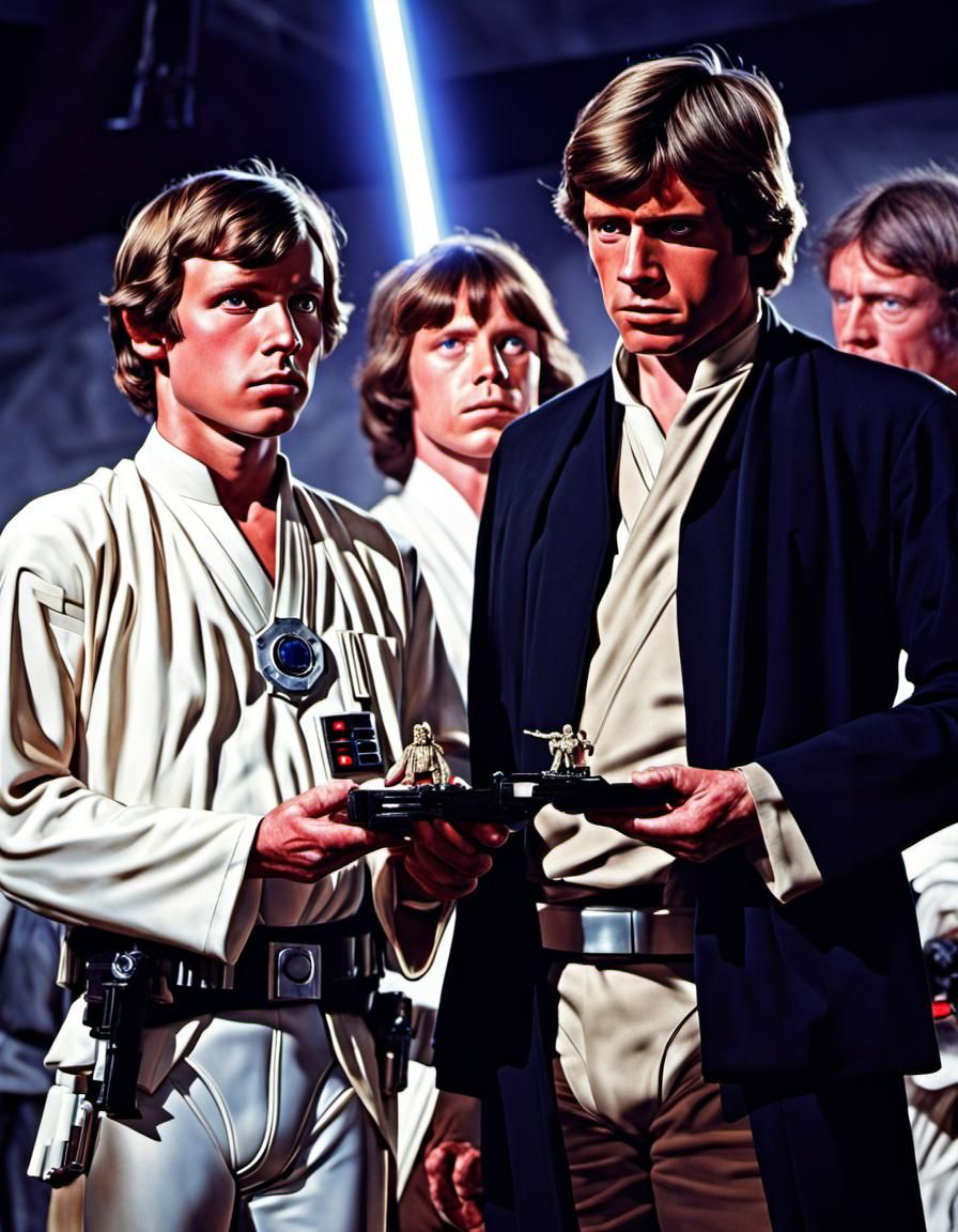 Star Wars Medal Ceremony in Impressionist Style