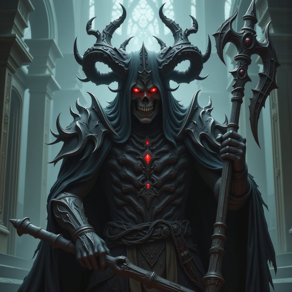 Undead Knight in Steel Armor with Claymore