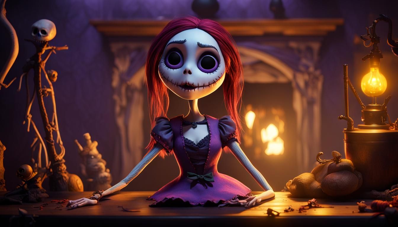 Sally Rag Doll: Dark Fantasy Concept Art