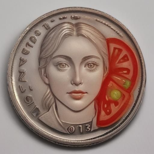 Tomato Coin Close-Up: A Unique Collectible