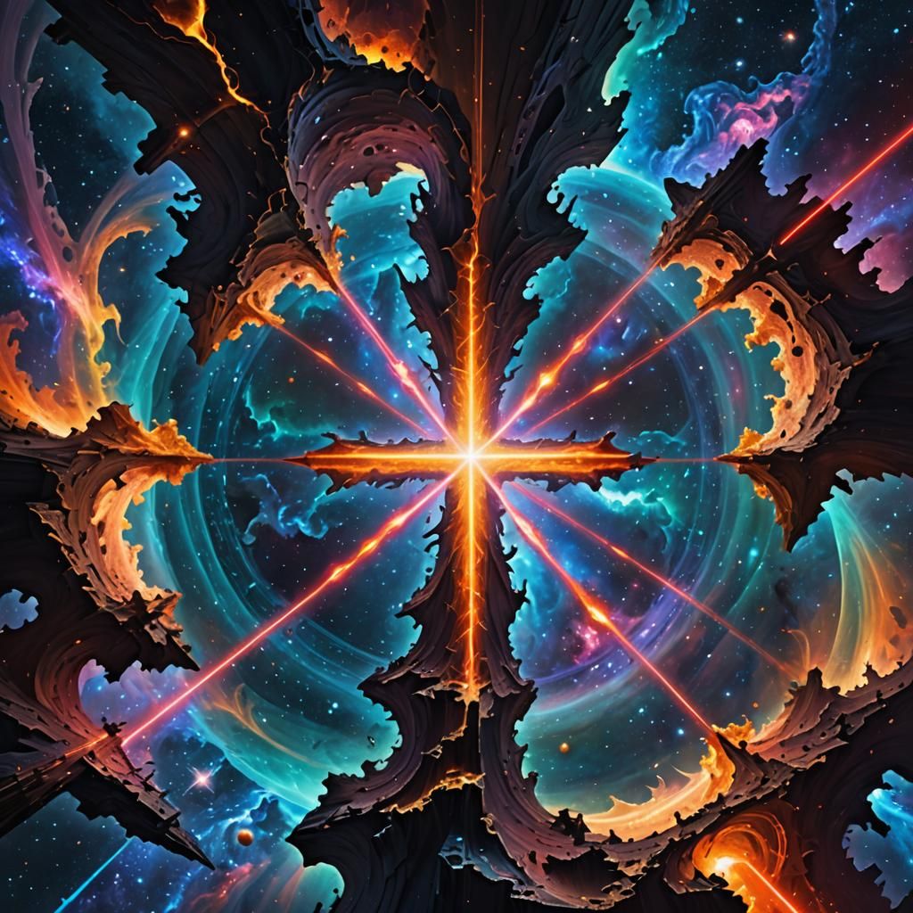 A Cross Space interdimensional Rift