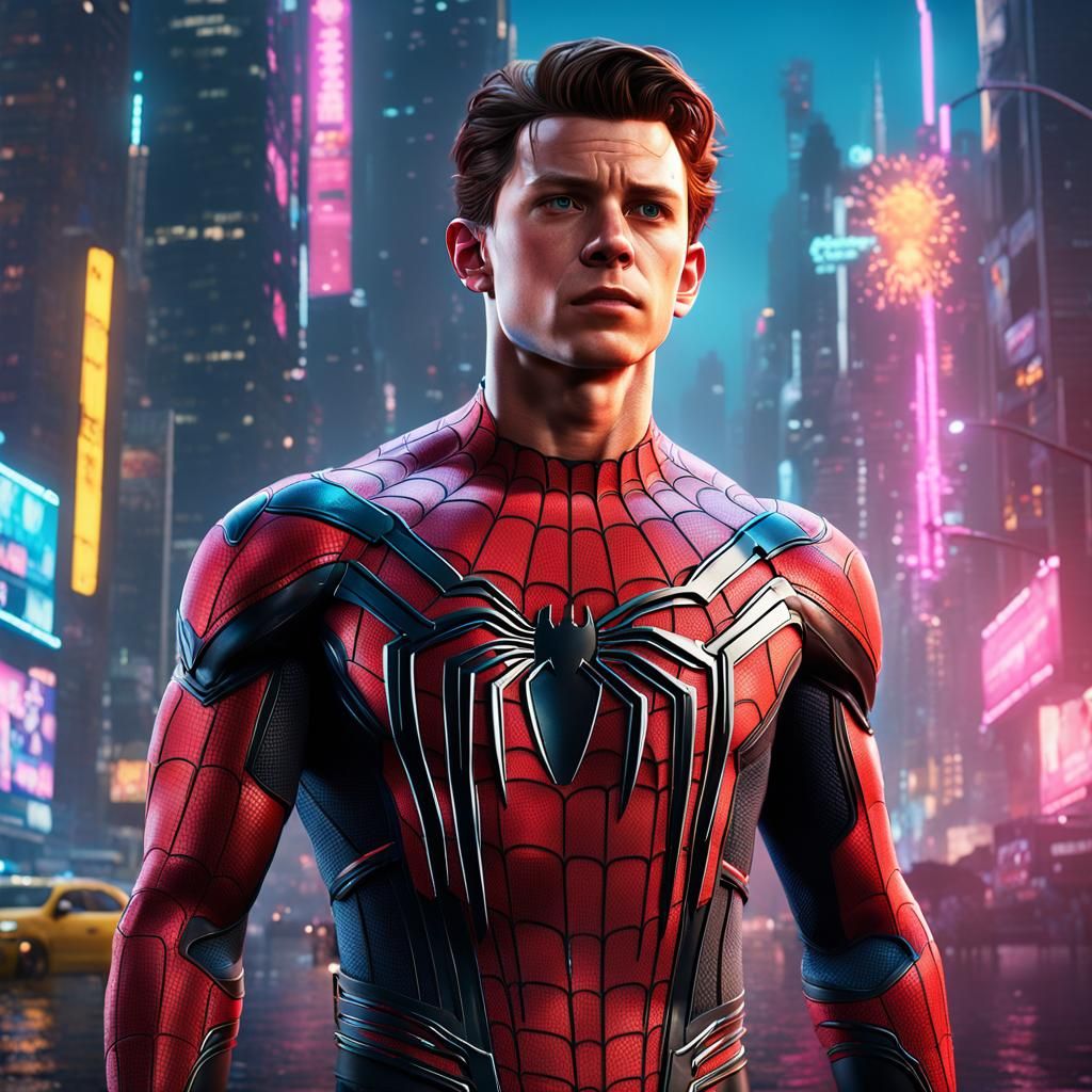 Spider Man in Night City