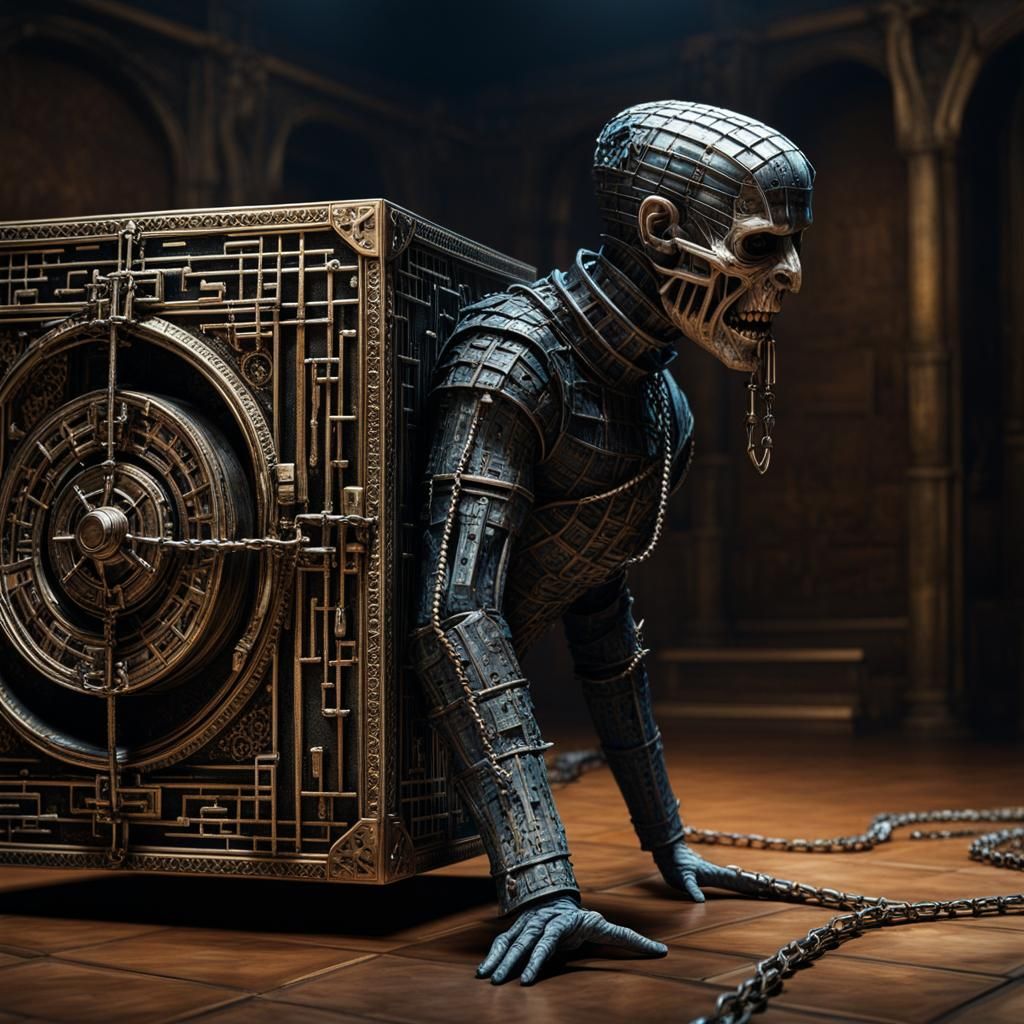 Cenobite in Hell Cube: Geometric Horror