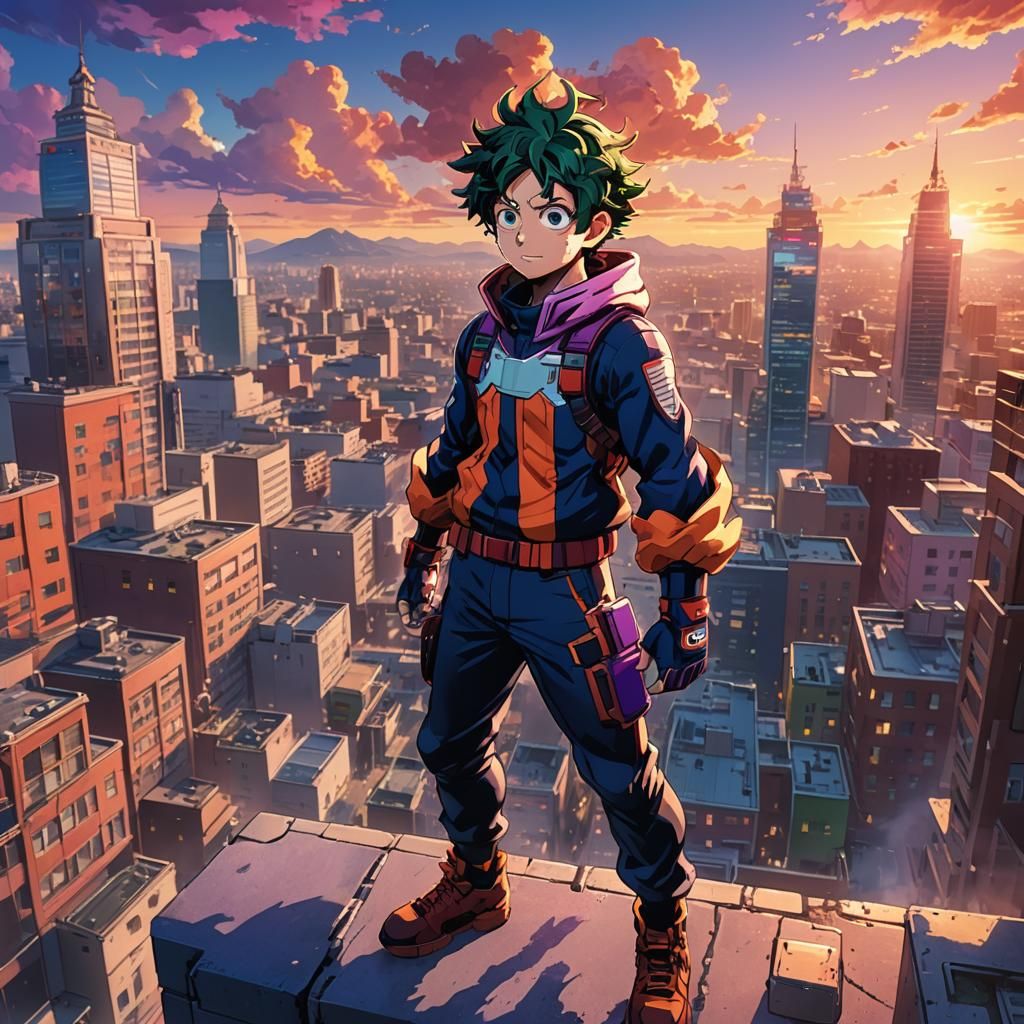 My Hero Academia Character in Anime Key Visual Style