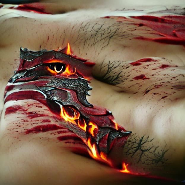 Elemental Being Forged in Fire and Heat