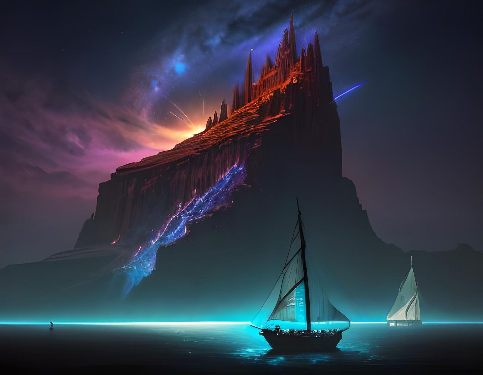 Sailing by the Fortress of Illian