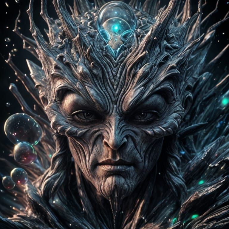 Prismatic Elf vs Ominous Orc in Dueling Landscapes