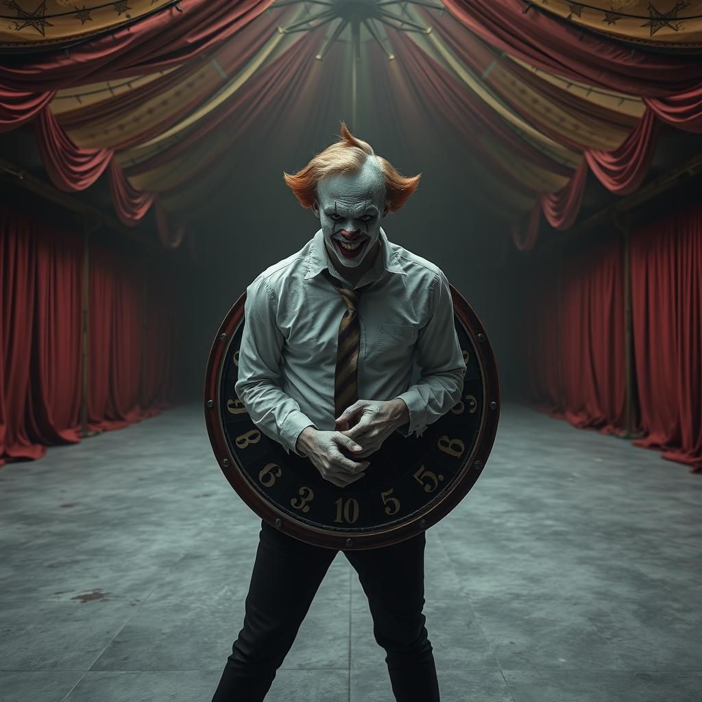 Sinister Circus: Bound Man and Evil Clown