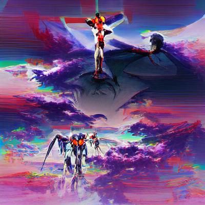 Futuristic Abstract in Vibrant Colors