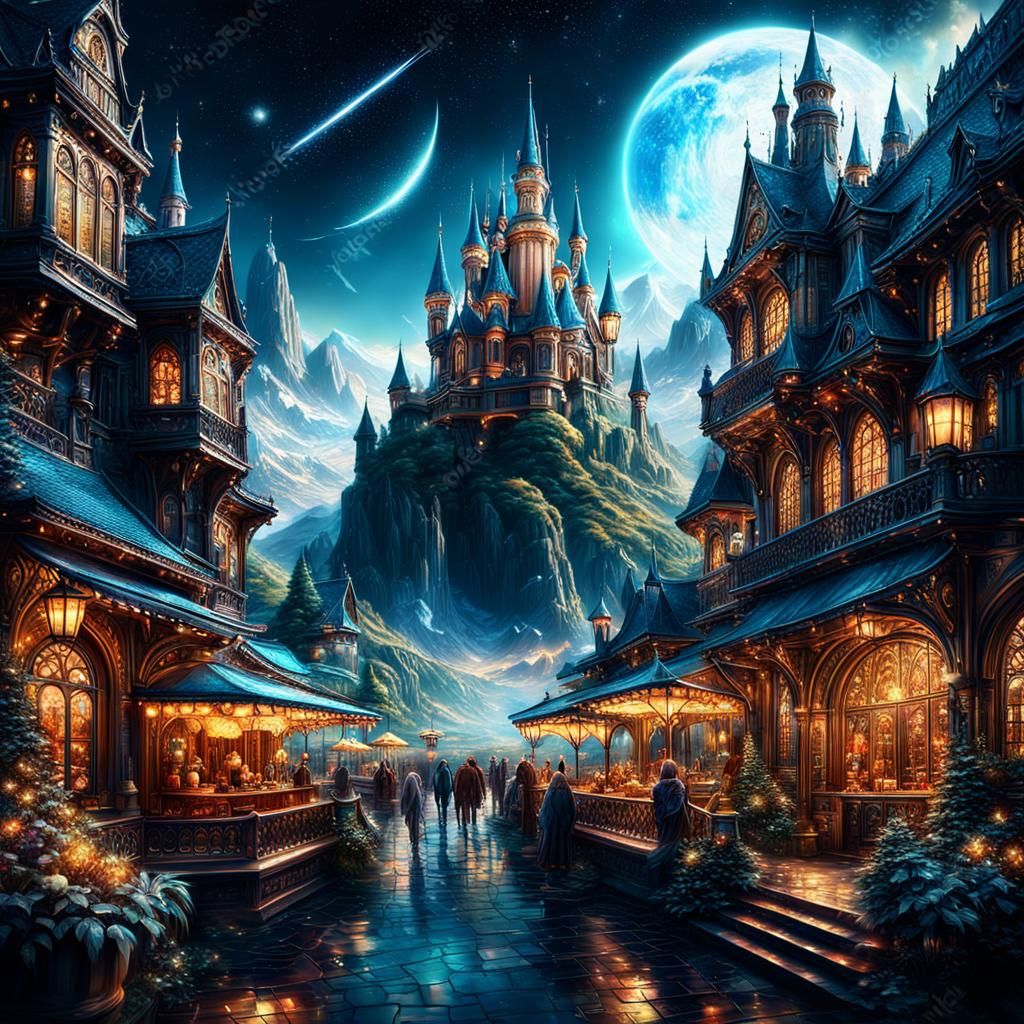 Sparkling Wonder: A Maximalist Digital Masterpiece