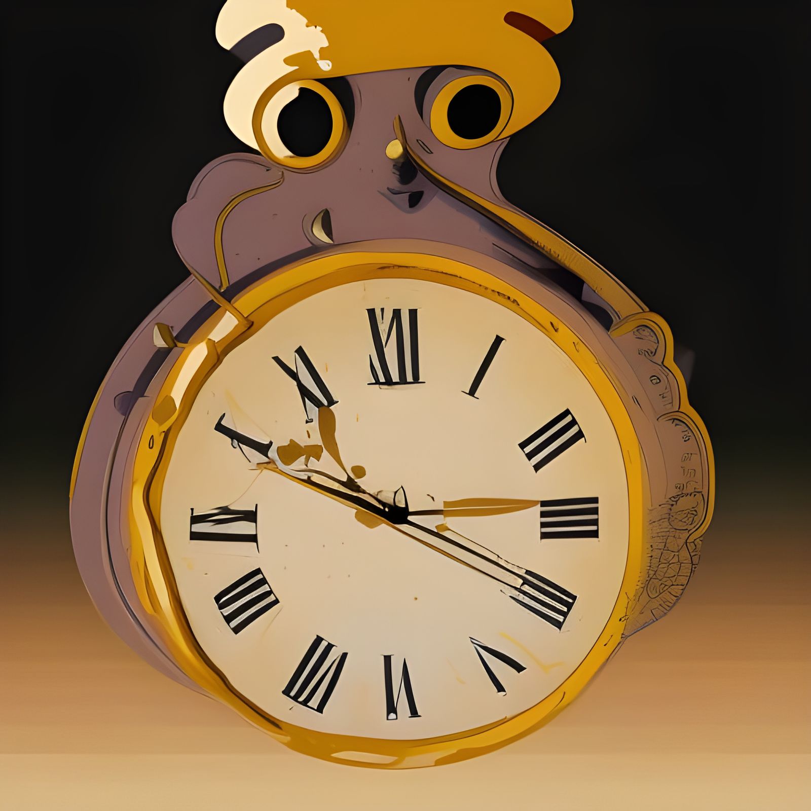 Surreal Melting Clocks: A Timeless Depiction