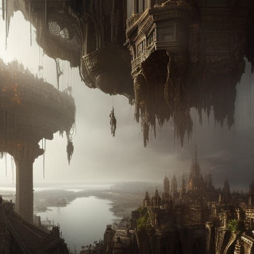 Epic Digital Painting of Madness and Chaos