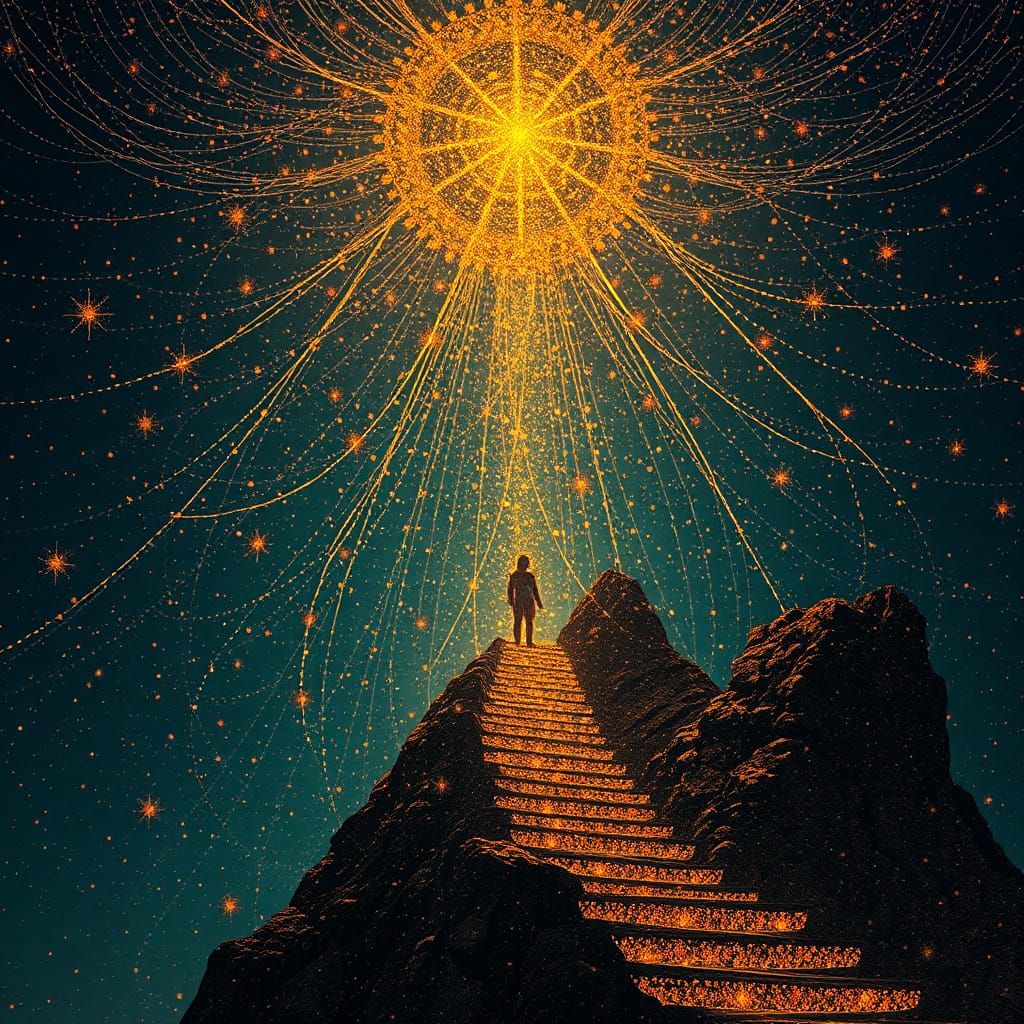 Greatest Happiness Morals Foundation in Pointillism