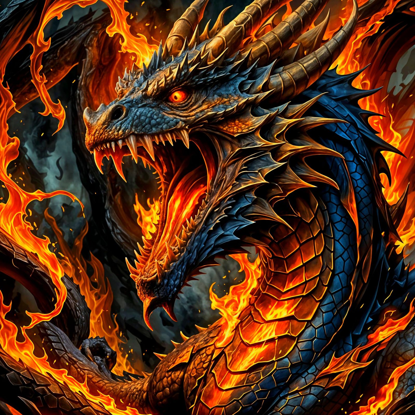 Dragon Ignites Like a Matchstick