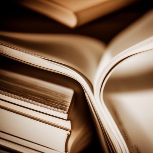 Professional Photo of Books with Bokeh