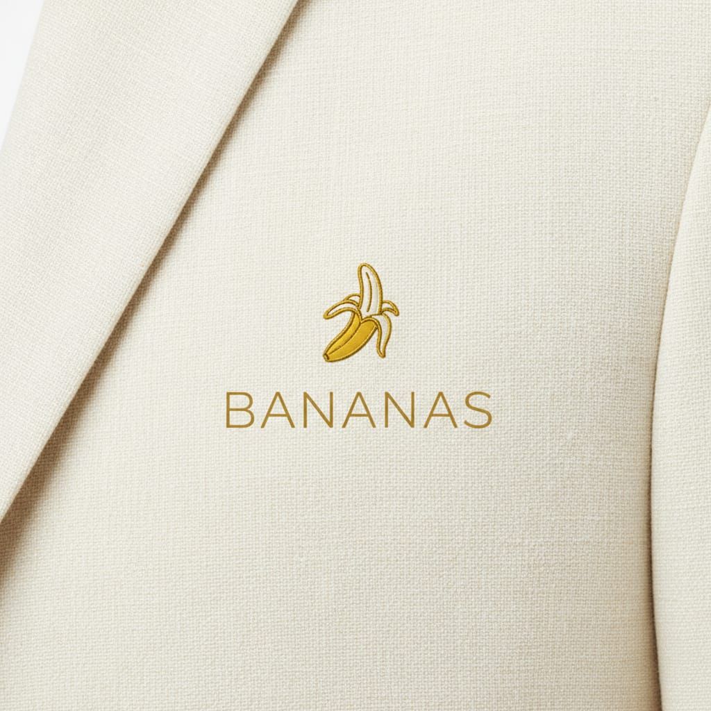 Minimalist Luxury "BANANAS" Fashion Logo