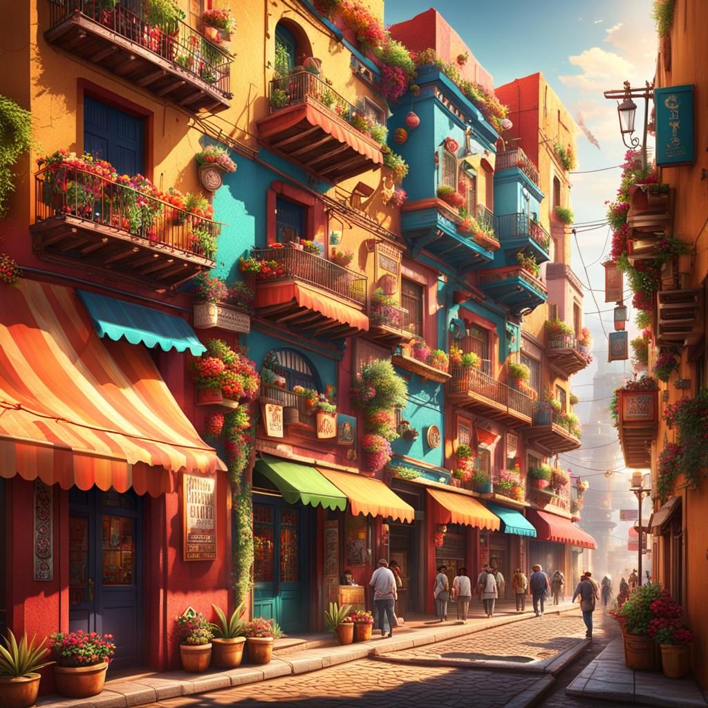 A Mexican street