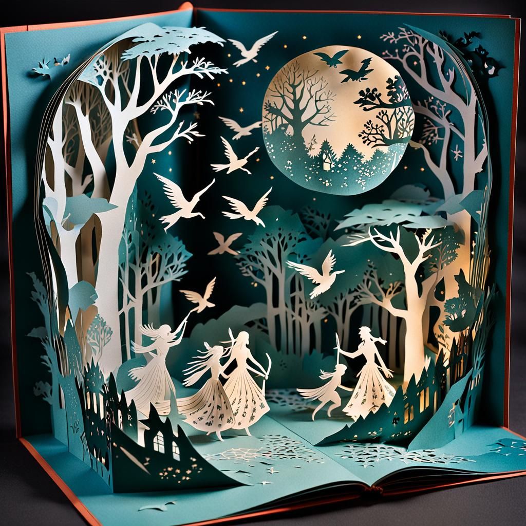 The Wild Hunt in a Pop-Up Book