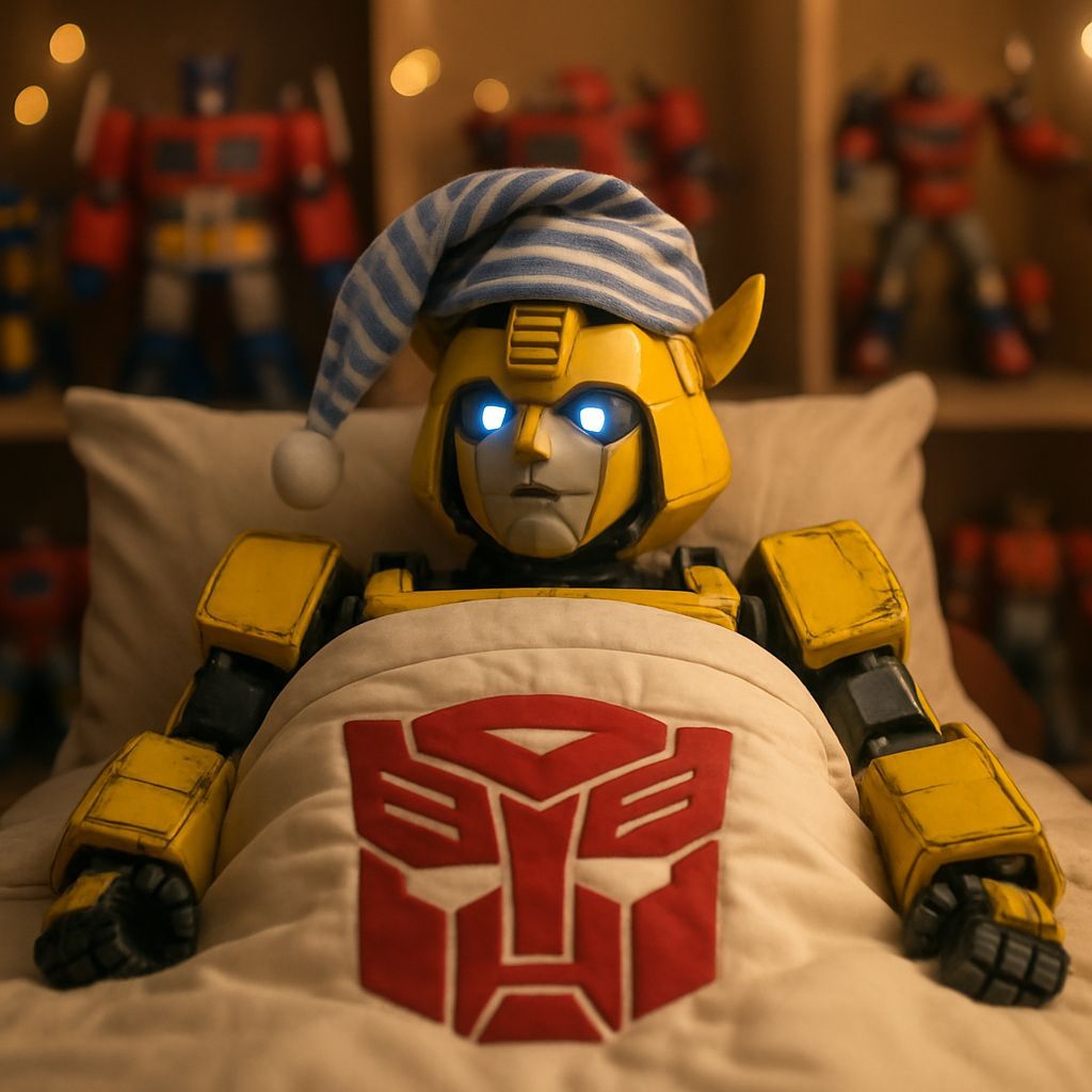 Autobot Bumblebee Ready for Sleep