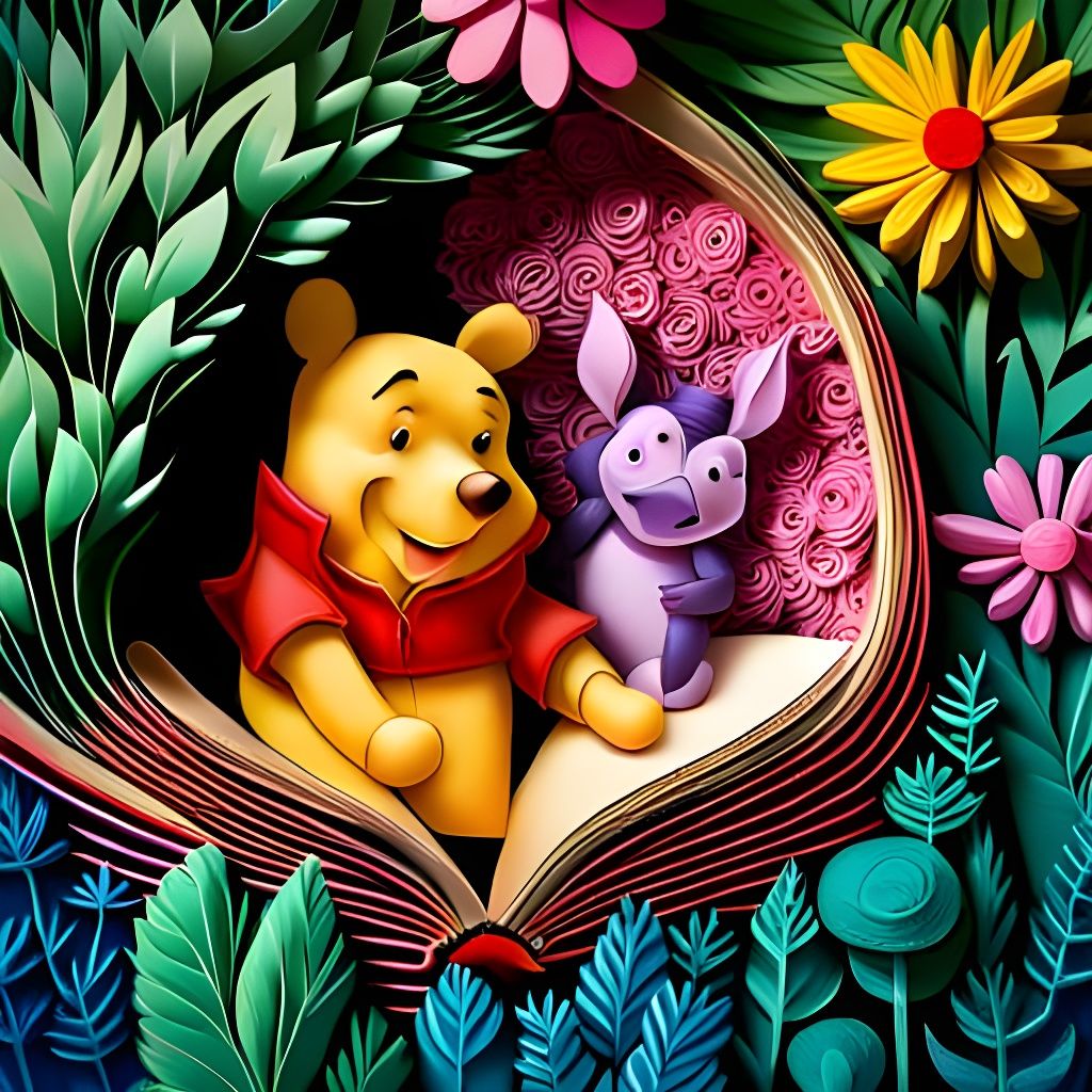 Winnie the Pooh and Piglet, too!