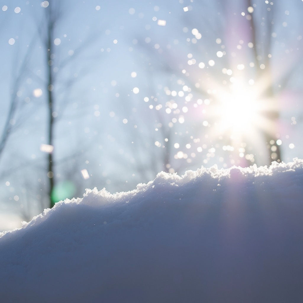 Dreamlike Ice Tortoise Dwelling in a Snowy Wonderland in Imp...