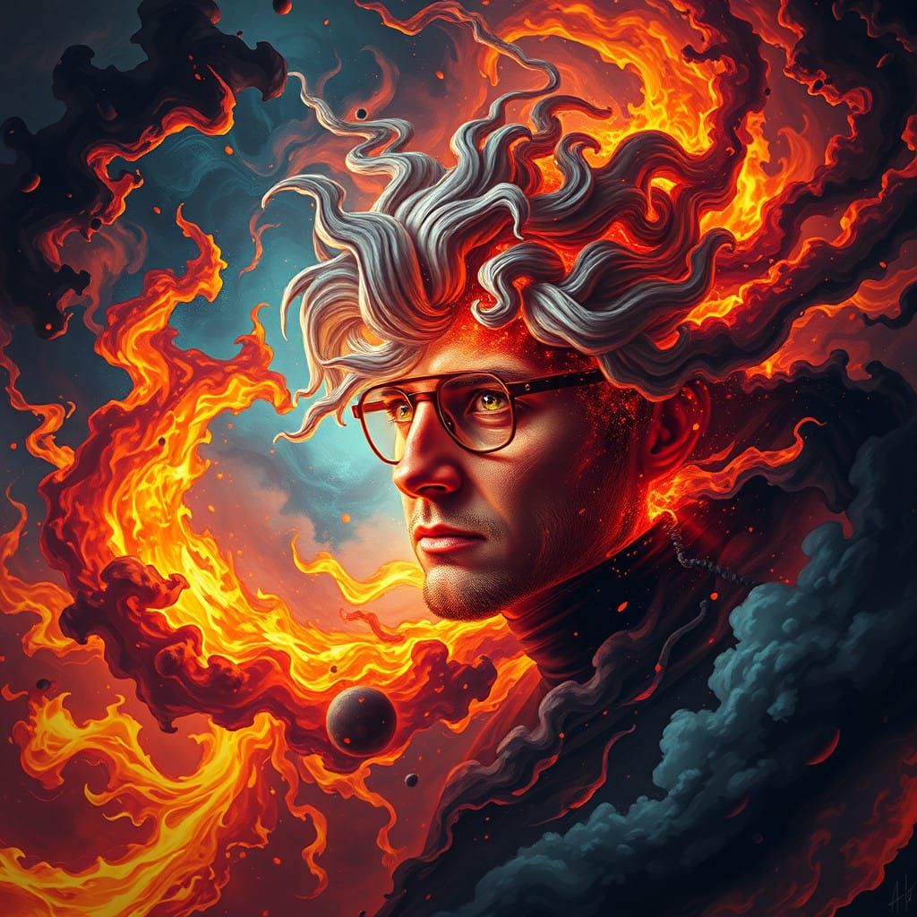 Surreal Genius Trapped in a 200iQ Inferno