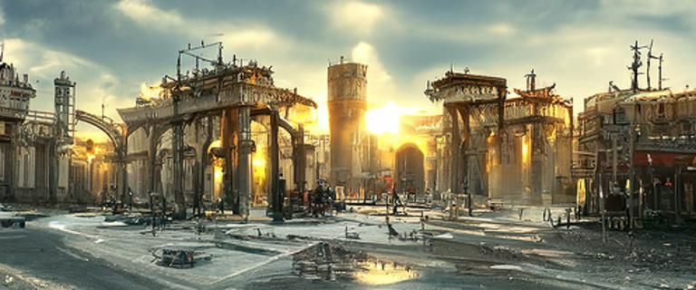 Post-industrial city in the Roman Empire