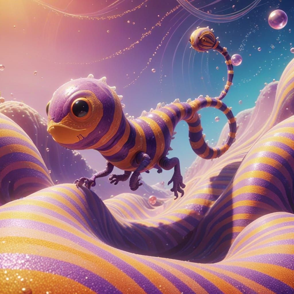 like a striped virus,🙀