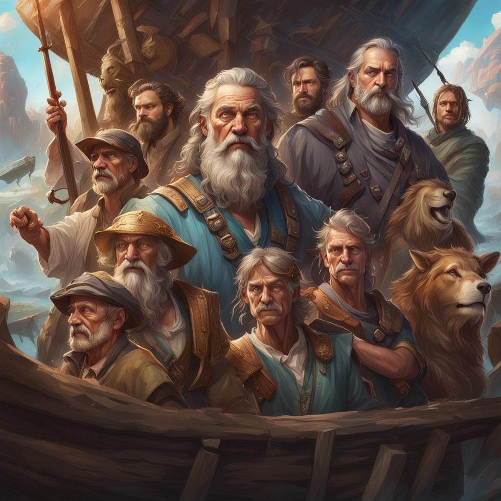 Detailed Portrait of Noah's Ark in Unreal Engine