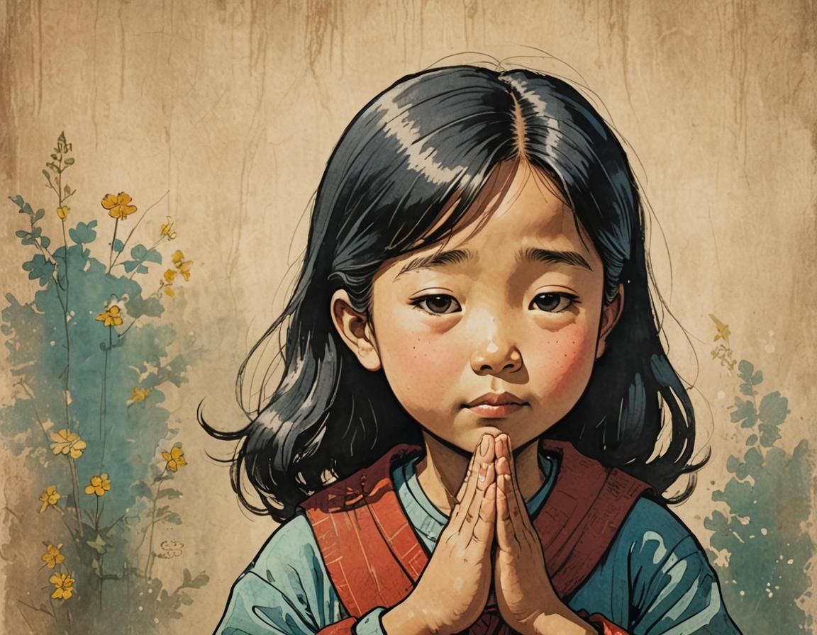 A child praying